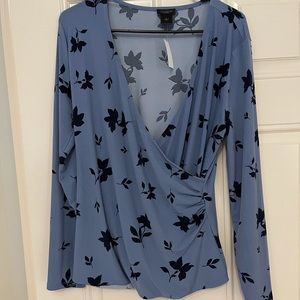 New with tags. Ann Taylor wrap blouse.
